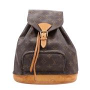 Louis Vuitton Vintage Pre-owned Laeder ryggsckar Brown, Dam