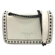 Prada Vintage Pre-owned Laeder prada-vskor Beige, Dam