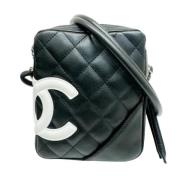 Chanel Vintage Pre-owned Tyg chanel-vskor Black, Dam