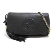 Gucci Vintage Pre-owned Laeder gucci-vskor Black, Dam