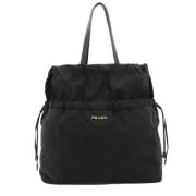 Prada Vintage Pre-owned Nylon prada-vskor Black, Dam