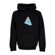 HUF Svart Triple Triangle Hoodie Black, Herr