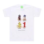 HUF Stad Tryck Vit Tee Herr T-shirt White, Herr