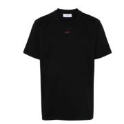 Off White Svarta T-shirts och Polos Black, Herr