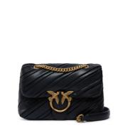 Pinko Mini Love Puff Svart Clutch Black, Dam