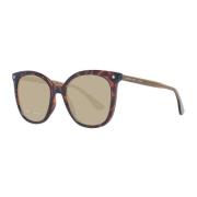 Tommy Hilfiger Stiliga Butterfly Solglasögon med UV-skydd Brown, Dam