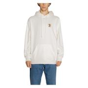 Tommy Jeans Flagg Sweatshirt Höst/Vinter Kollektion Bomull Beige, Herr