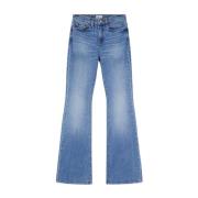 GAS Flared Jeans Blue, Dam