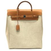 Hermès Vintage Pre-owned Laeder ryggsckar Beige, Dam