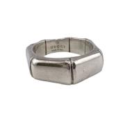 Gucci Vintage Pre-owned Silver ringar Gray, Dam