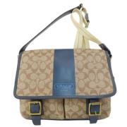 Coach Pre-owned Pre-owned Plast axelremsvskor Brown, Dam