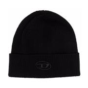 Diesel Svarta Snygga Hattar Black, Herr