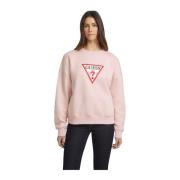 Guess Crewneck Sweatshirt Pink, Dam