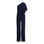 Ralph Lauren Snygg Jumpsuit för Kvinnor Blue, Dam