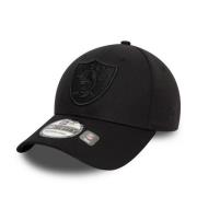 New Era Svart Raiders Monokrom Keps Black, Herr