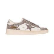 Golden Goose Silver Glitter Stjärna Sneakers Multicolor, Dam