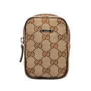 Gucci Vintage Pre-owned Canvas hem-och-kontorstillbehr Brown, Dam