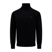 Polo Ralph Lauren Certifierad Ull Turtleneck Tröja Black, Herr