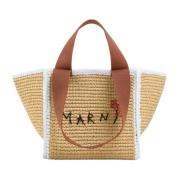 Marni Macramillo small shopper Beige, Dam