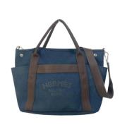 Hermès Vintage Pre-owned Tyg handvskor Blue, Dam