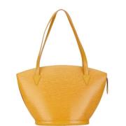 Louis Vuitton Vintage Pre-owned Laeder louis-vuitton-vskor Yellow, Dam