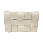 Bottega Veneta Vintage Pre-owned Laeder axelremsvskor White, Dam