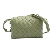 Bottega Veneta Vintage Pre-owned Laeder axelremsvskor Green, Dam