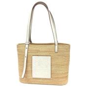 Loewe Pre-owned Pre-owned Raffia totevskor Brown, Dam