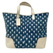 Coach Pre-owned Pre-owned Tyg totevskor Blue, Dam