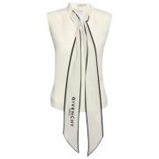 Givenchy Pre-owned Pre-owned Silke toppar White, Dam