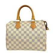 Louis Vuitton Vintage Pre-owned Tyg louis-vuitton-vskor White, Dam