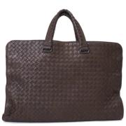 Bottega Veneta Vintage Pre-owned Laeder portfljer Brown, Dam