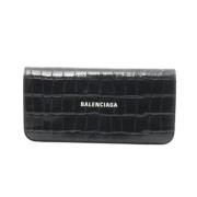 Balenciaga Vintage Pre-owned Laeder plnbcker Black, Dam