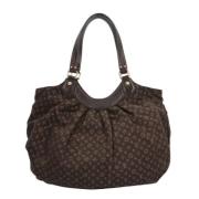 Louis Vuitton Vintage Pre-owned Tyg louis-vuitton-vskor Brown, Dam