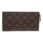 Louis Vuitton Vintage Pre-owned Canvas kuvertvskor Brown, Dam