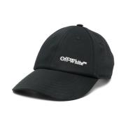 Off White 3D Logo Baseballkeps Svart Vit Black, Herr