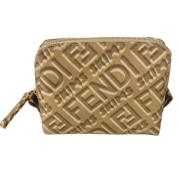 Fendi Vintage Pre-owned Nylon fendi-vskor Beige, Dam