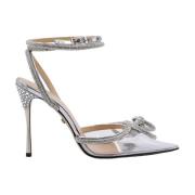 Mach & Mach Slingback med strass Beige, Dam