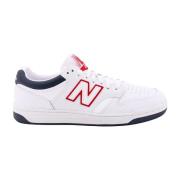 New Balance Läder Snörskor White, Herr