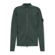 Stone Island Cardigan med logotyp Green, Herr