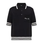 Balmain Polo med ficka Black, Herr