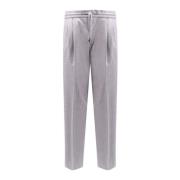 Brunello Cucinelli Ull dragsko byxor Gray, Herr