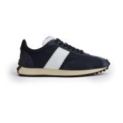 Tod's Blå Aktiva Mocka Sneakers Blue, Herr