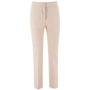 Peserico Cigarettebyxor med Amerikanska Fickor Beige, Dam