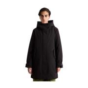 Woolrich Svart Tech Softshell Parkas Black, Herr