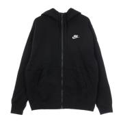 Nike Sportig Zip Hoodie Svart Långärmad Black, Herr