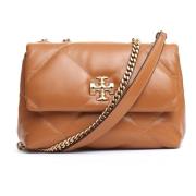 Tory Burch Stilren damväska i Cuoio Brown, Dam