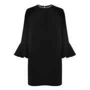 Kocca Elegant Bell Sleeve Dress Black, Dam