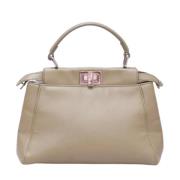 Fendi Vintage Pre-owned Laeder fendi-vskor Beige, Dam