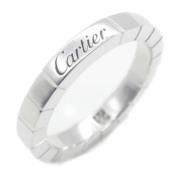 Cartier Vintage Pre-owned Vitt guld ringar Gray, Dam